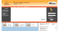 Desktop Screenshot of hindutemplefresno.org